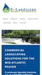 Mobile Screenshot of e-landscapellc.com